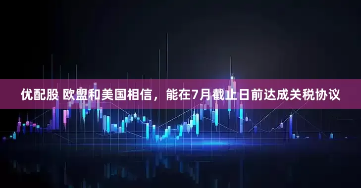 优配股 欧盟和美国相信，能在7月截止日前达成关税协议